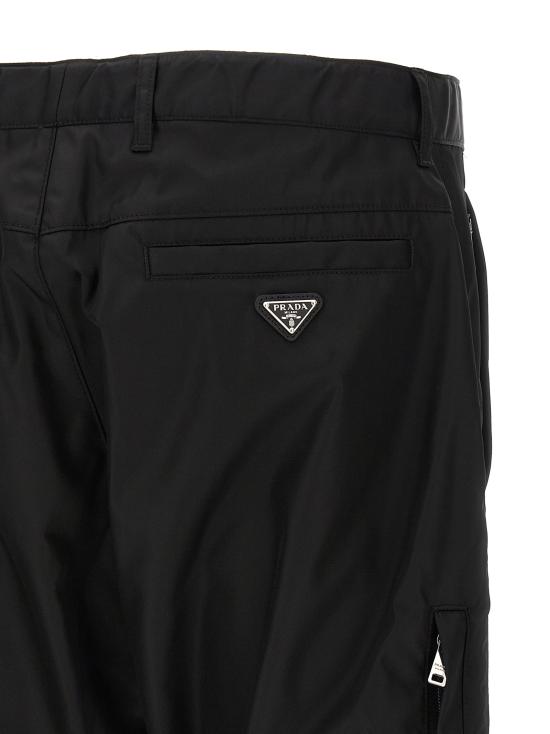 25FW 프라다 스트레이트 팬츠 SPH66SOOO1WQ8F0002 Black - PRADA