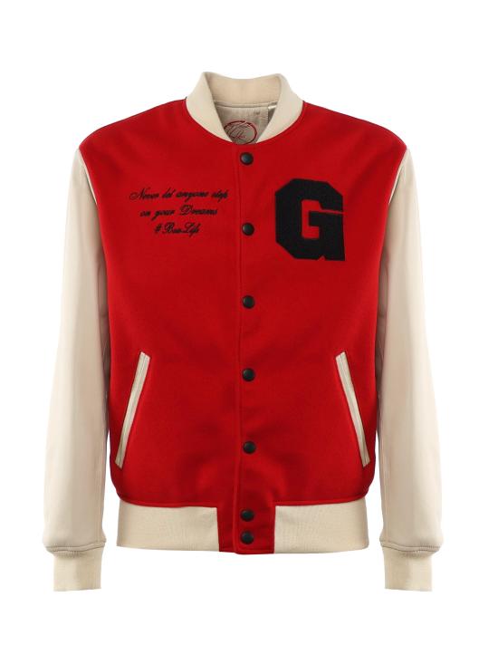 26SS 줄리아노 갈리아노 봄버 자켓 VARSITY NAPPAROSSO Red