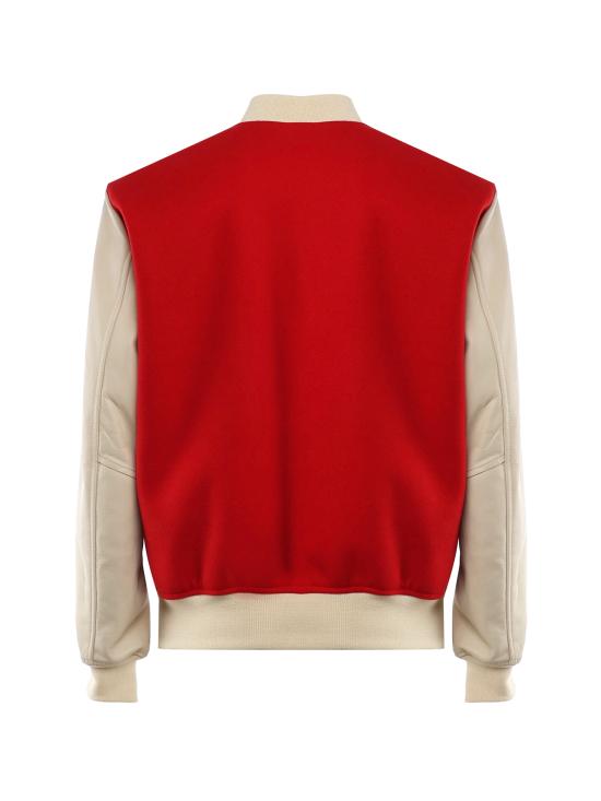 26SS 줄리아노 갈리아노 봄버 자켓 VARSITY NAPPAROSSO Red - GIULIANO GALIANO