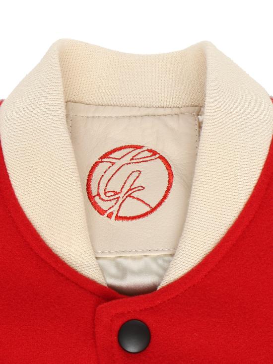 26SS 줄리아노 갈리아노 봄버 자켓 VARSITY NAPPAROSSO Red - GIULIANO GALIANO