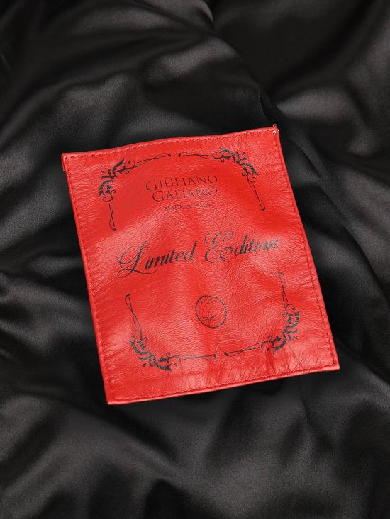 26SS 줄리아노 갈리아노 가죽 자켓 VARSITY NAPPANERO Black - GIULIANO GALIANO