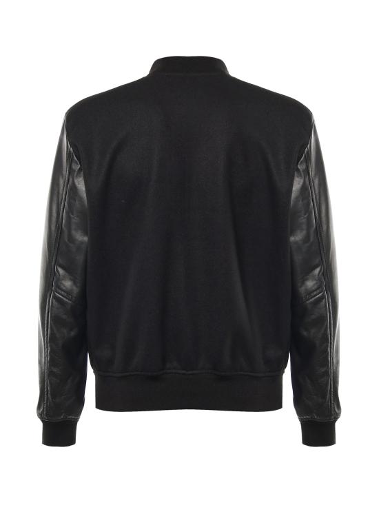 26SS 줄리아노 갈리아노 가죽 자켓 VARSITY NAPPANERO Black - GIULIANO GALIANO
