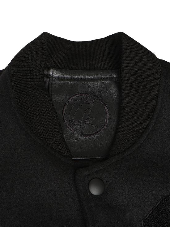 26SS 줄리아노 갈리아노 가죽 자켓 VARSITY NAPPANERO Black - GIULIANO GALIANO