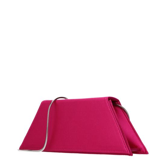 25SS 아미나 무아디 클러치/파우치 SUPERMINISATINRASPBERRY - AMINA MUADDI