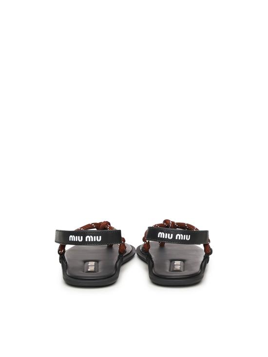 26SS 미우미우 샌들 5Y184E 3L74F0005 TOBACCO - MIU MIU