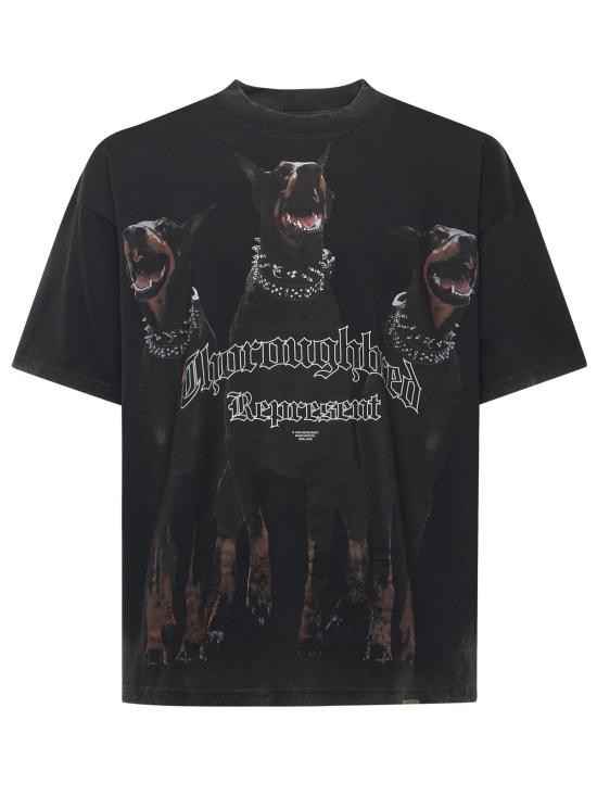 26SS 리프레젠트 반팔 티셔츠 MLM41135 003 VINTAGE BLACK