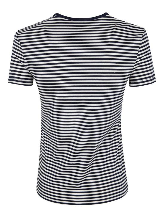 26SS 랄프 로렌 반팔 티셔츠 200P03721002 LAUREN NAVY MASCARPONE CREAM - RALPH LAUREN