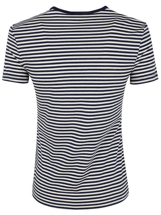 26SS 랄프 로렌 반팔 티셔츠 200P03721002 LAUREN NAVY MASCARPONE CREAM - RALPH LAUREN