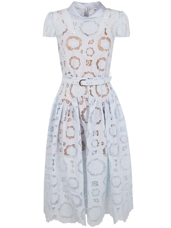 26SS 셀프 포트레이트 미디 원피스 RS26 167MB BLUE