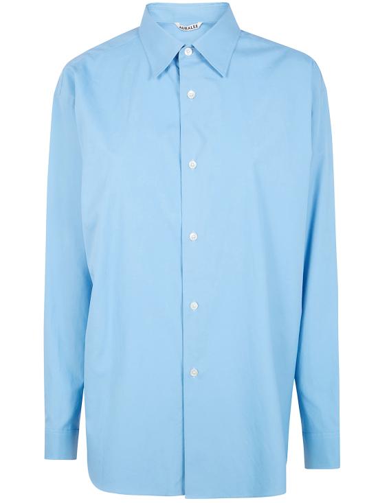 25FW 오라리 셔츠 A25AS04TN BLUE