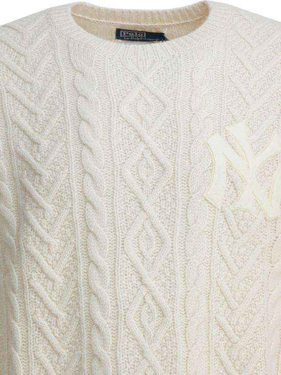 25FW 폴로 랄프로렌 스웨터 710982823001CREAM COMBO White - POLO RALPH LAUREN