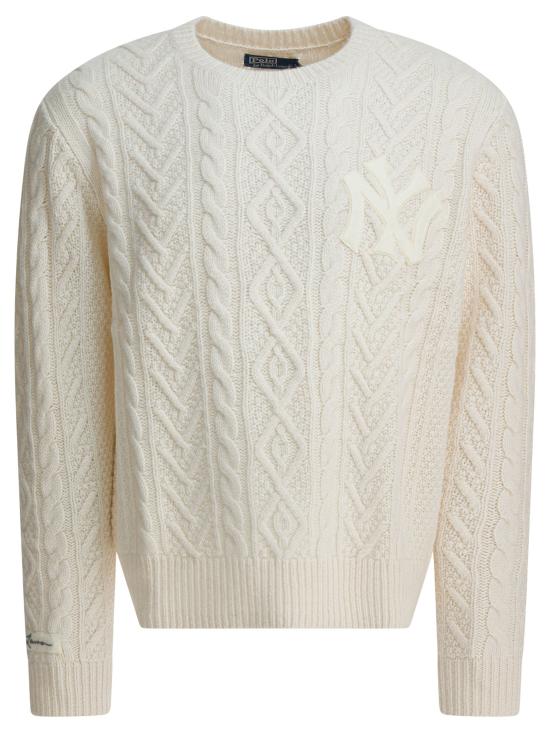 25FW 폴로 랄프로렌 스웨터 710982823001CREAM COMBO White