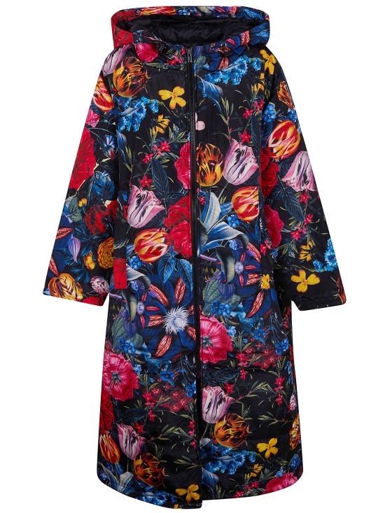 25FW 시팅수트 트렌치 코트 9020232400 BLACK FLORAL