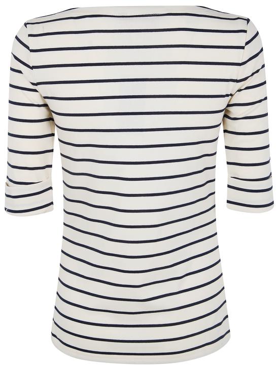 26SS 랄프 로렌 스웨터 200P03723002 MASCARPONE CREAM LAUREN NAVY - RALPH LAUREN