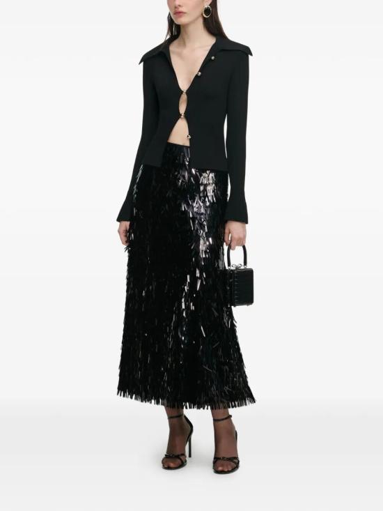 26SS 셀프 포트레이트 가디건 RS26 138TA BLACK - SELF PORTRAIT