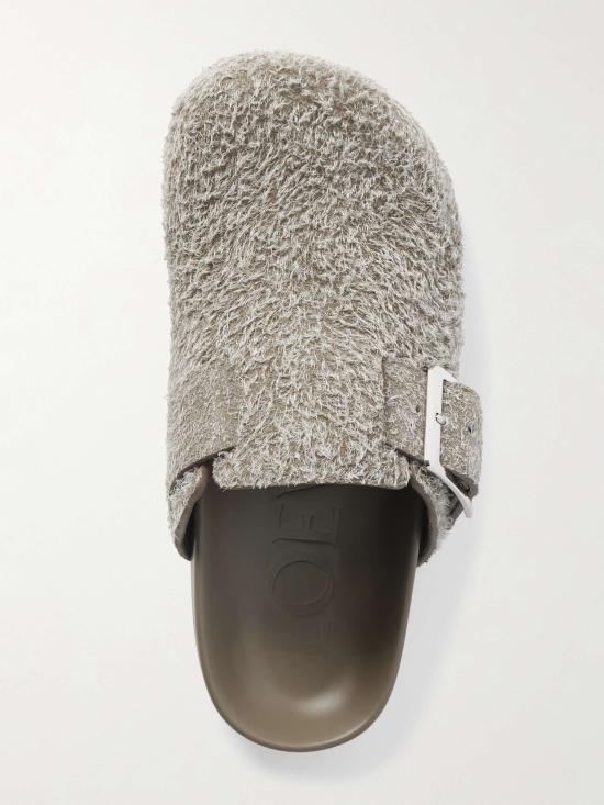 25FW 로에베 뮬/슬리퍼 M816V29X124016 KHAKI GREEN DOM - LOEWE