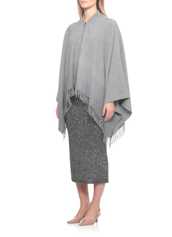 25FW 페세리코 케이프 S31533C0 CC665971 Grey - PESERICO