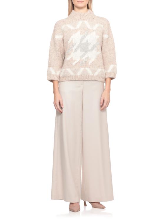 25FW 페세리코 스웨터 E99015F03R 9243A44A Beige - PESERICO