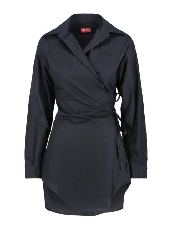 26SS 디젤 미디 원피스 A20063 0EPCL 9XX Black