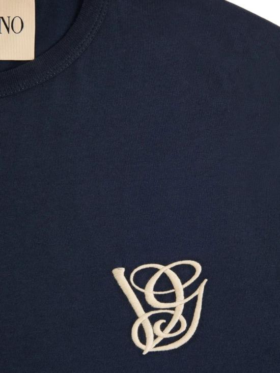 26SS 발렌티노 가라바니 반팔 티셔츠 8V3MG10VB2W 598 NAVY - VALENTINO GARAVANI