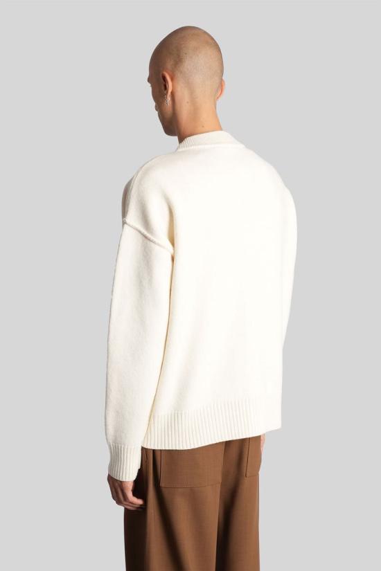 25FW 아미 스웨터 427655 UKC367 018 Beige - AMI