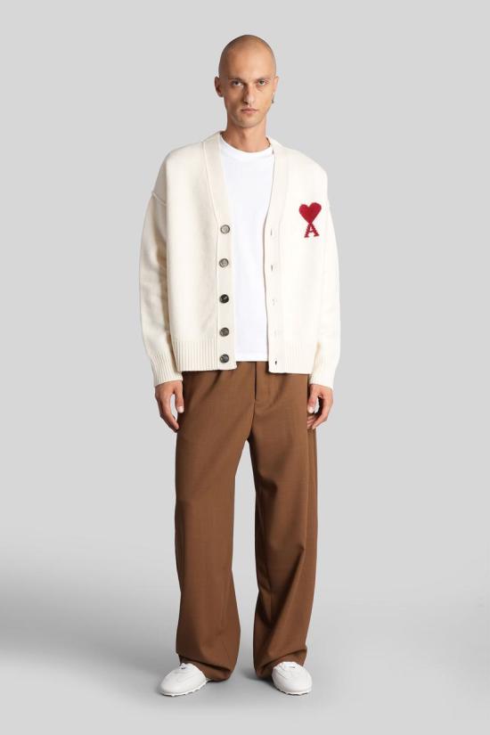 25FW 아미 스웨터 427655 UKC367 018 Beige - AMI