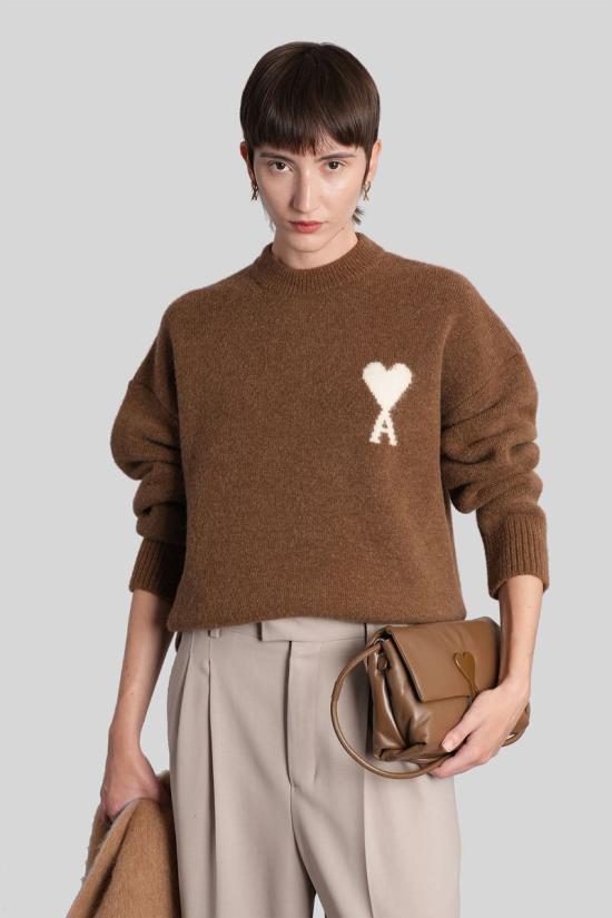 25FW 아미 스웨터 427942 UKS836 KN0135 BROWN