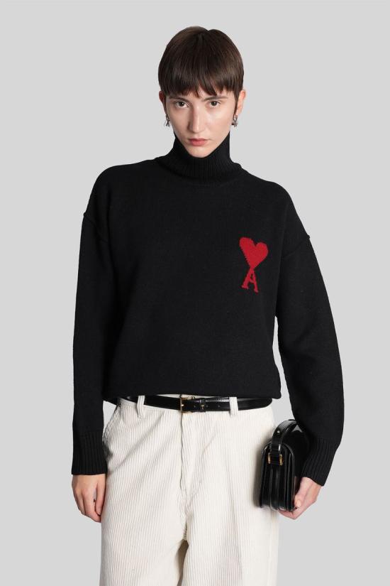 25FW 아미 스웨터 427944 UKS839 018 Black