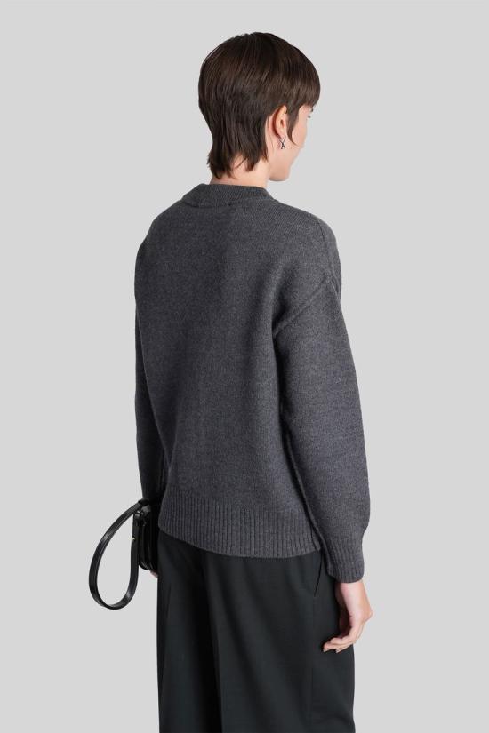 25FW 아미 스웨터 427959 UKC367 018 GREY - AMI