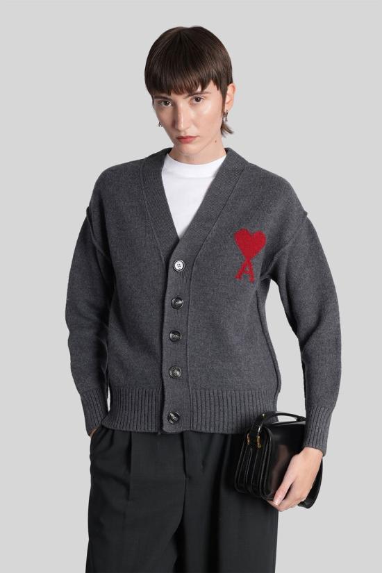 25FW 아미 스웨터 427959 UKC367 018 GREY