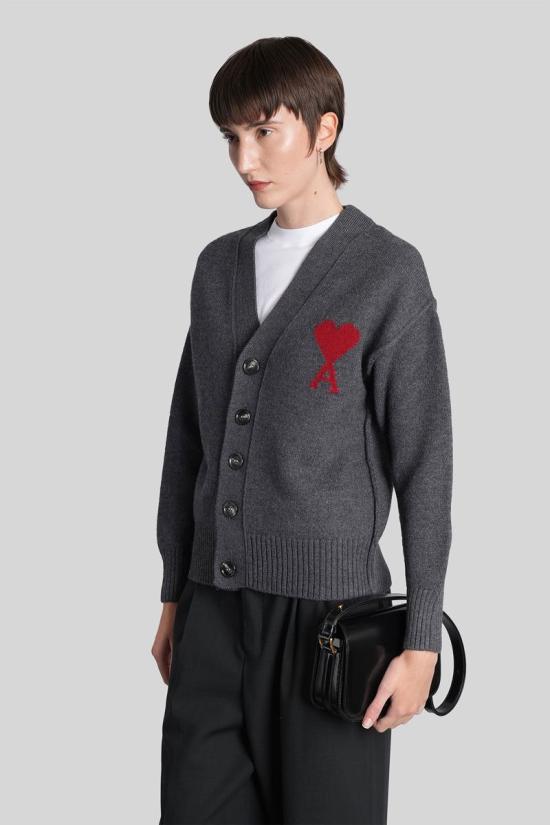 25FW 아미 스웨터 427959 UKC367 018 GREY - AMI