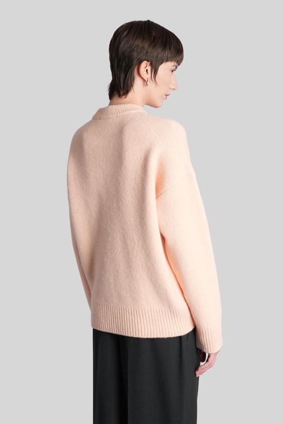 25FW 아미 스웨터 427943 UKS836 KN0135 Pink - AMI