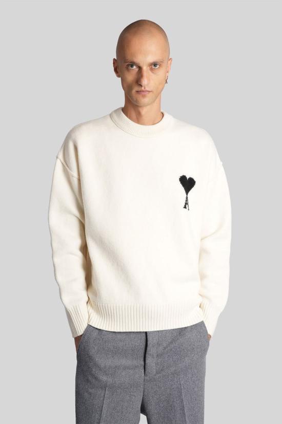 25FW 아미 스웨터 427646 UKS838 018 Beige