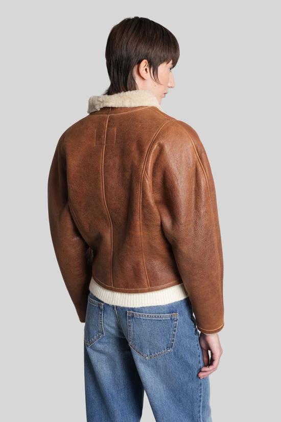 25FW 이자벨마랑 가죽 자켓 429580 VE0536FA C3A03I BROWN - ISABEL MARANT