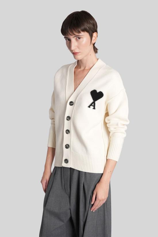 25FW 아미 스웨터 427960 UKC367 018 Beige - AMI