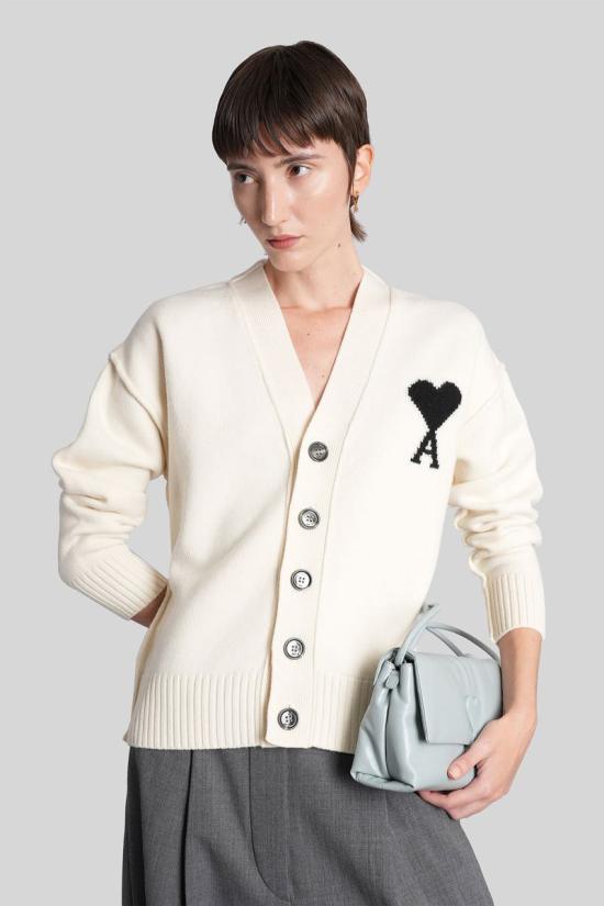 25FW 아미 스웨터 427960 UKC367 018 Beige - AMI