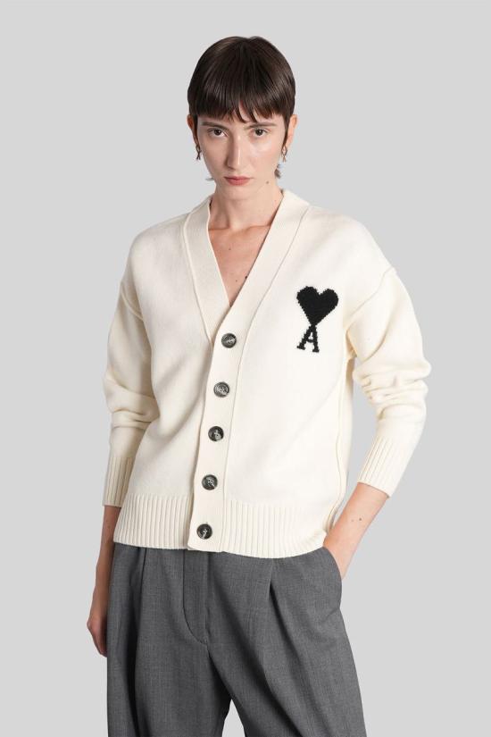 25FW 아미 스웨터 427960 UKC367 018 Beige