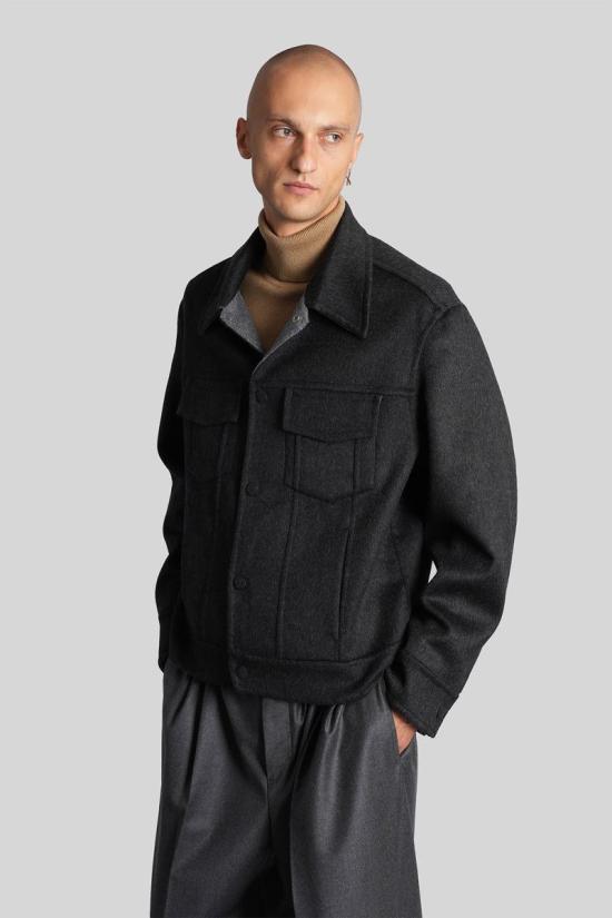 25FW 아미 자켓 427624 UJK847 WO0009 GREY - AMI