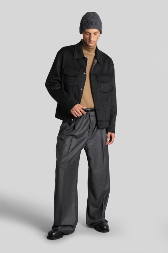 25FW 아미 자켓 427624 UJK847 WO0009 GREY - AMI