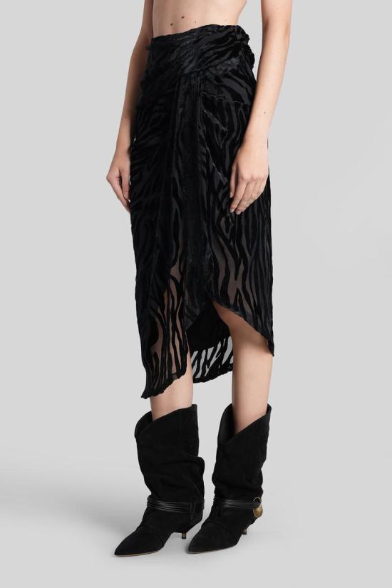 25FW 이자벨마랑 스커트 430285 JU0429FB C4J24I Black - ISABEL MARANT