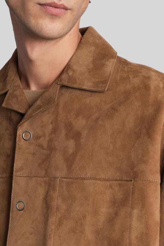 25FW 아미 긴팔 셔츠 427633 USH790 LH0059 BROWN - AMI