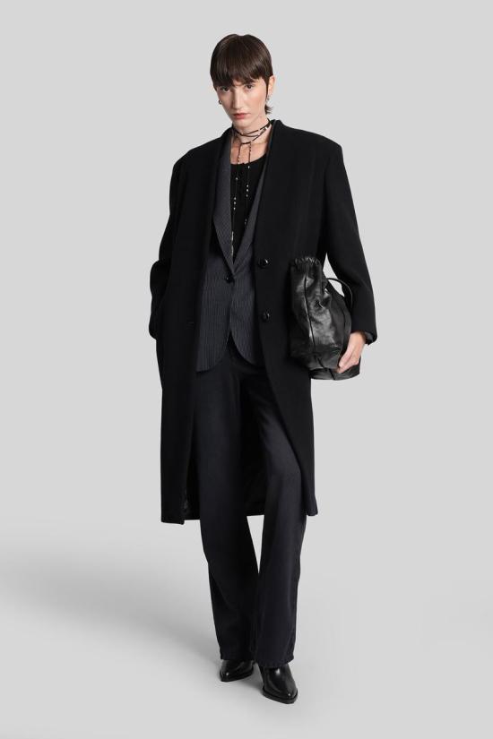 25FW 이자벨마랑 코트 424780 MA0439FA B1D03I Black - ISABEL MARANT