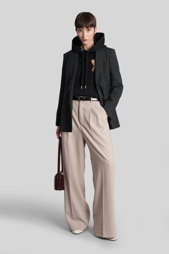 25FW 아미 스웨터 427964 USW770 747 Black - AMI