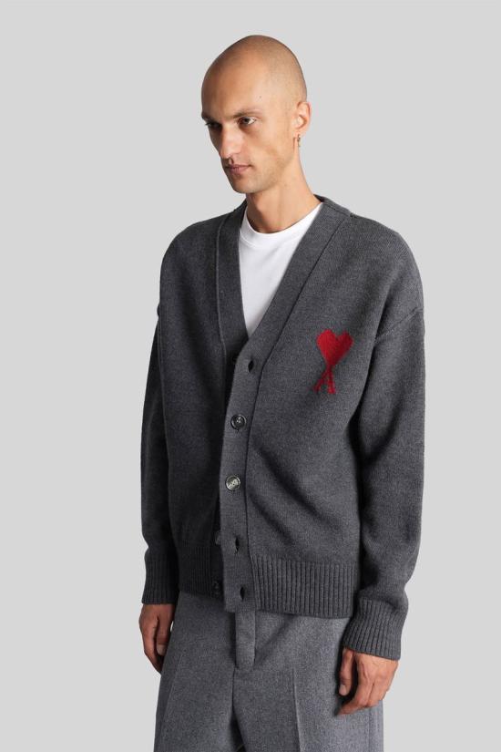 25FW 아미 스웨터 427653 UKC367 018 GREY - AMI