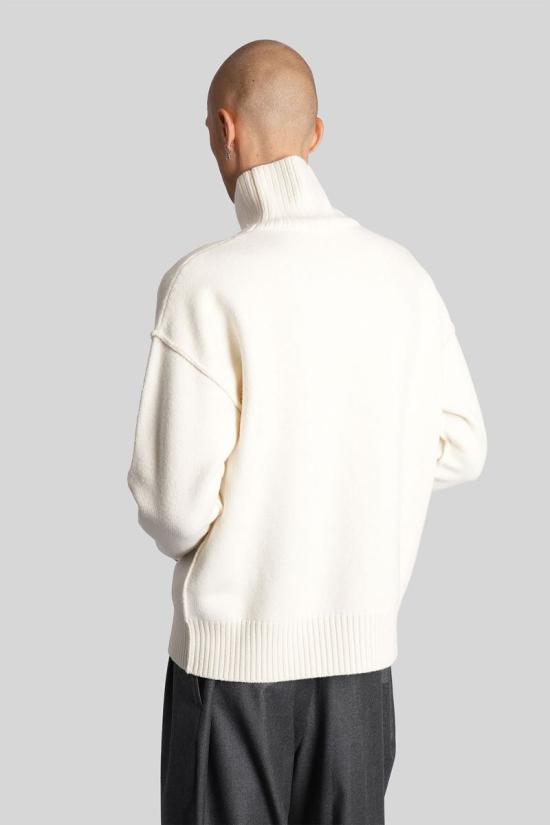 25FW 아미 스웨터 427630 UKS839 018 Beige - AMI