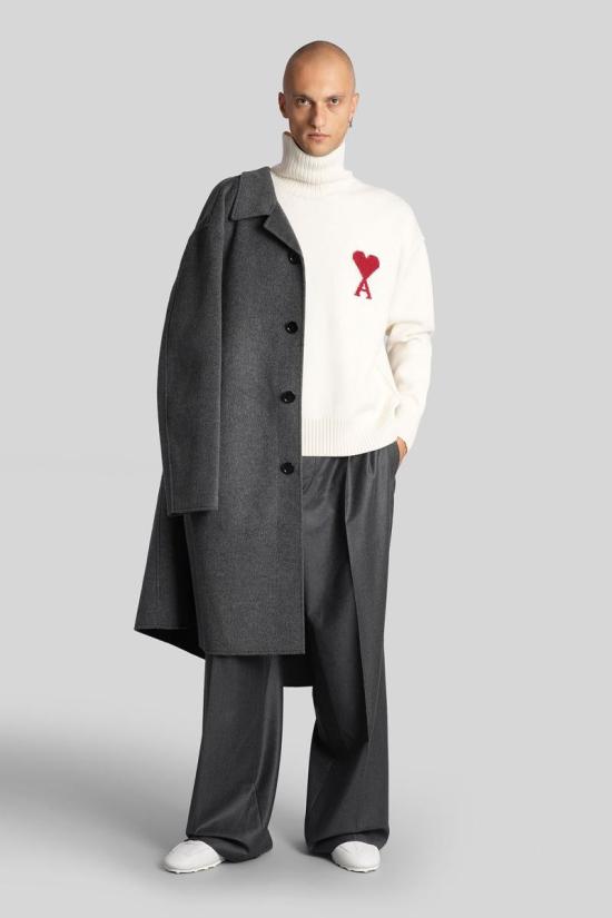 25FW 아미 스웨터 427630 UKS839 018 Beige - AMI