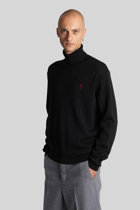 25FW 아미 스웨터 427603 HKS827 001 Black - AMI