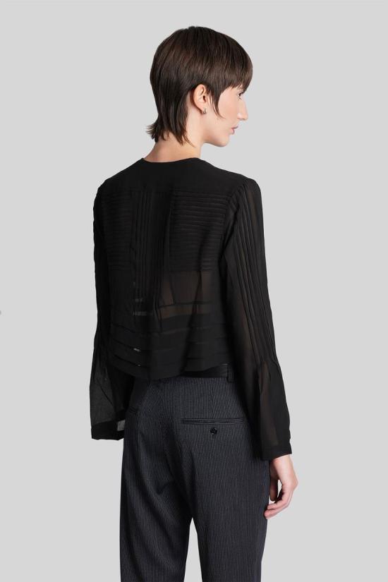 25FW 이자벨마랑 긴팔 티셔츠 429578 HT0700FA C3J06I Black - ISABEL MARANT