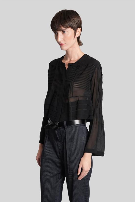 25FW 이자벨마랑 긴팔 티셔츠 429578 HT0700FA C3J06I Black - ISABEL MARANT