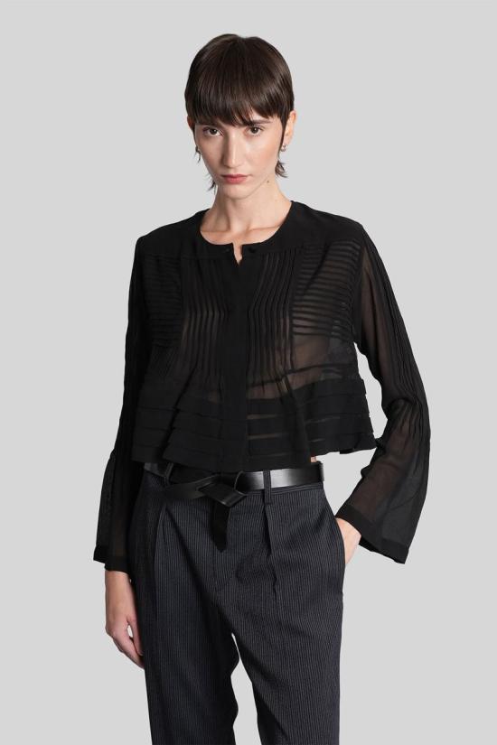 25FW 이자벨마랑 긴팔 티셔츠 429578 HT0700FA C3J06I Black